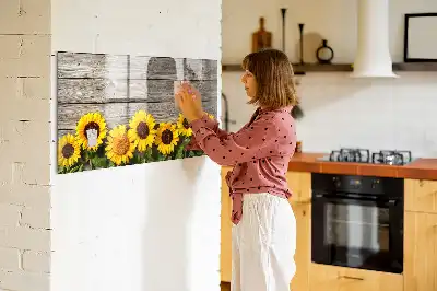 Lavagna magnetica per disegnare modello Girasoli