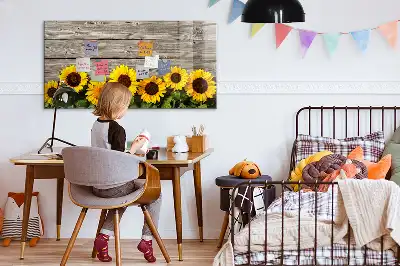 Lavagna magnetica per disegnare modello Girasoli