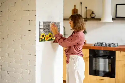 Lavagna magnetica per disegnare modello Girasoli