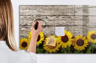 Lavagna magnetica per disegnare modello Girasoli