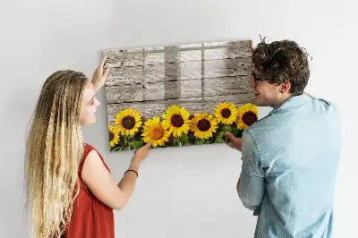 Lavagna magnetica per disegnare modello Girasoli