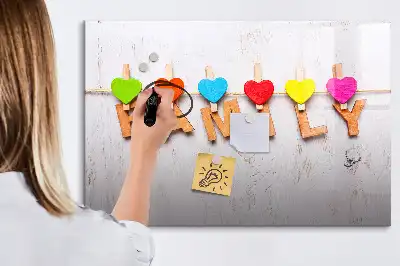 Lavagna magnetica per scrivere modello Famiglia