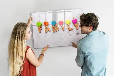 Lavagna magnetica per scrivere modello Famiglia