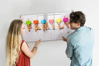 Lavagna magnetica per scrivere modello Famiglia