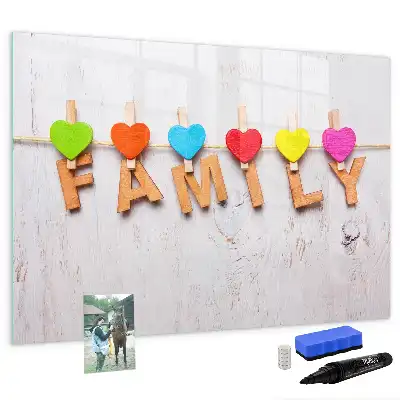 Lavagna magnetica per scrivere modello Famiglia