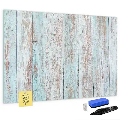 Lavagna magnetica per scrivere in legno color pastello