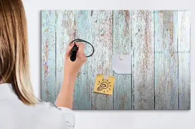 Lavagna magnetica per scrivere in legno color pastello