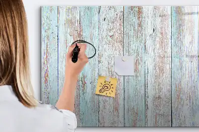 Lavagna magnetica per scrivere in legno color pastello