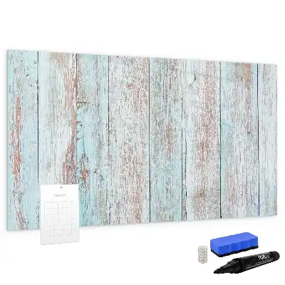 Lavagna magnetica per scrivere in legno color pastello