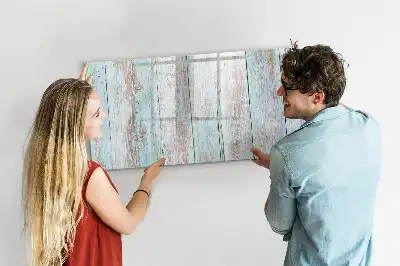 Lavagna magnetica per scrivere in legno color pastello