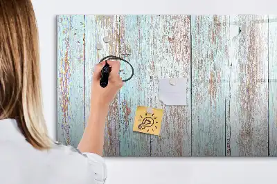 Lavagna magnetica per scrivere in legno color pastello