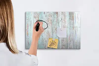 Lavagna magnetica per scrivere in legno color pastello