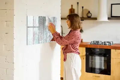 Lavagna magnetica per scrivere in legno color pastello