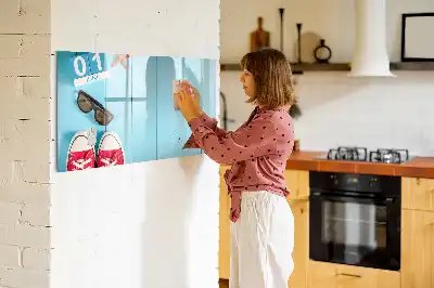 Lavagna magnetica per scrivere modello primo giorno d'estate