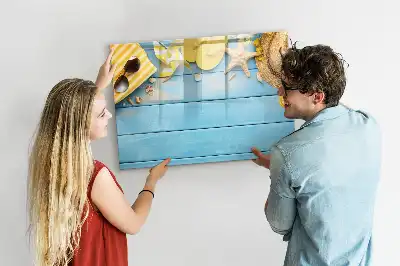 Lavagna magnetica per disegnare accessorio da spiaggia