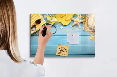 Lavagna magnetica per disegnare accessorio da spiaggia