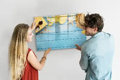 Lavagna magnetica per disegnare accessorio da spiaggia