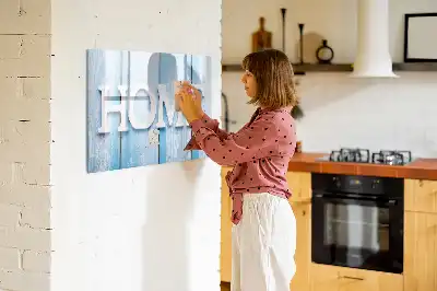 Lavagna magnetica per scrivere modello Testo Casa