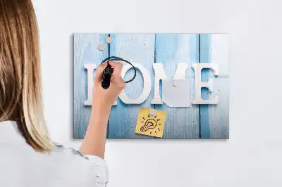 Lavagna magnetica per scrivere modello Testo Casa