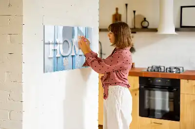 Lavagna magnetica per scrivere modello Testo Casa