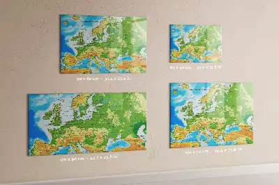 Mappa geografica del mondo lavagna magnetica per disegnare