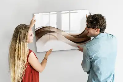 Lavagna magnetica per disegnare motivo linea astratta