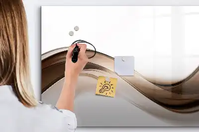 Lavagna magnetica per disegnare motivo linea astratta