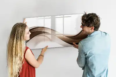 Lavagna magnetica per disegnare motivo linea astratta