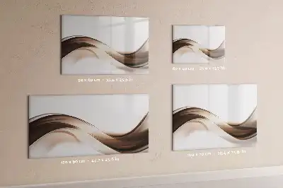 Lavagna magnetica per disegnare motivo linea astratta