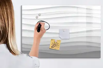 Lavagna magnetica per disegnare con motivo a onde