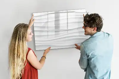 Lavagna magnetica per disegnare con motivo a onde