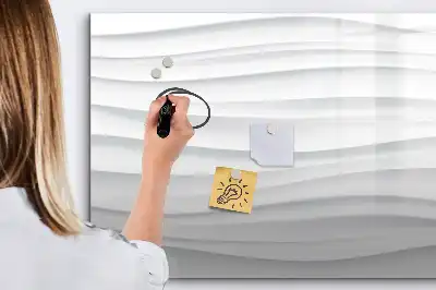 Lavagna magnetica per disegnare con motivo a onde
