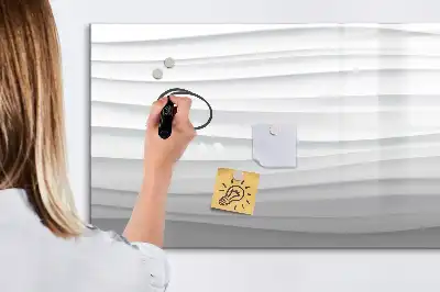 Lavagna magnetica per disegnare con motivo a onde