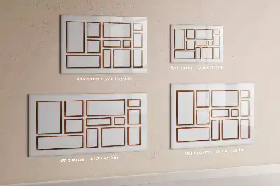 Lavagna magnetica per disegnare con cornice in legno