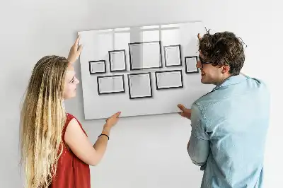 Lavagna magnetica per disegnare con cornice nera