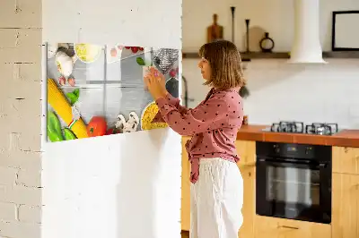 Lavagna magnetica per scrivere ingredienti