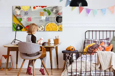 Lavagna magnetica per scrivere ingredienti