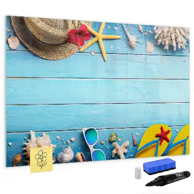 Lavagna magnetica per disegnare accessorio da spiaggia