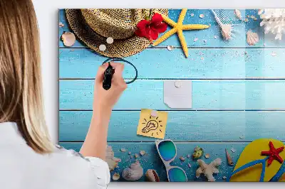 Lavagna magnetica per disegnare accessorio da spiaggia