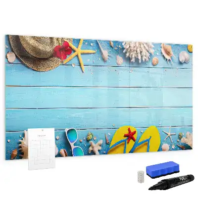 Lavagna magnetica per disegnare accessorio da spiaggia