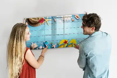 Lavagna magnetica per disegnare accessorio da spiaggia