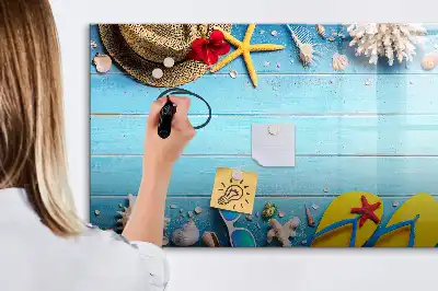 Lavagna magnetica per disegnare accessorio da spiaggia