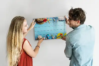 Lavagna magnetica per disegnare accessorio da spiaggia