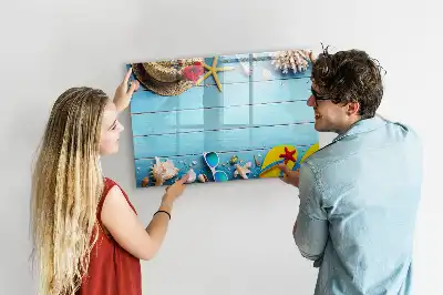 Lavagna magnetica per disegnare accessorio da spiaggia