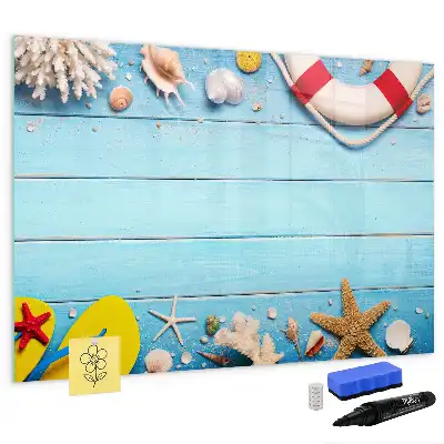 Lavagna magnetica gadget da spiaggia per scrivere