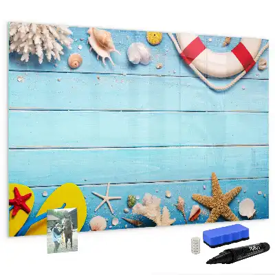 Lavagna magnetica gadget da spiaggia per scrivere
