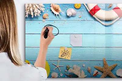 Lavagna magnetica gadget da spiaggia per scrivere