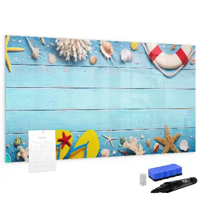 Lavagna magnetica gadget da spiaggia per scrivere