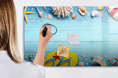 Lavagna magnetica gadget da spiaggia per scrivere