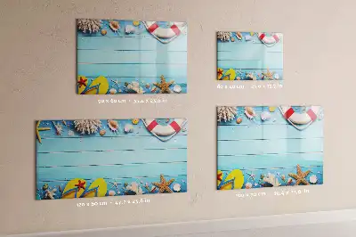 Lavagna magnetica gadget da spiaggia per scrivere